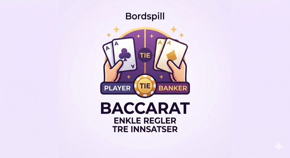 Baccarat for nybegynnere: regler, odds og enkel strategi