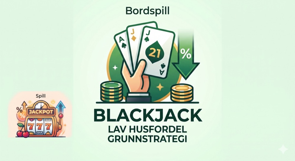 Blackjack: regler, grunnstrategi og husfordel