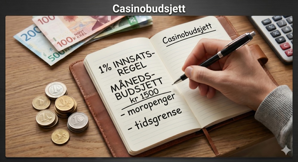 Casinobudsjett: slik styrer du pengene og spiller smartere
