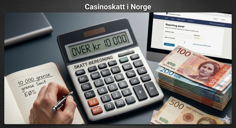 Casinoskatt i Norge: når er gevinsten skattefri?