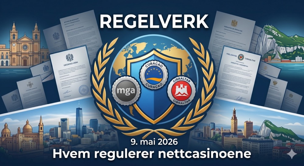 Hvem regulerer nettcasinoene egentlig?